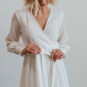 Baltic Born Lydia Off White Maxi Dress